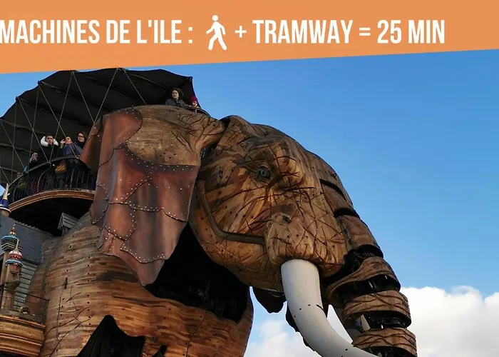 Gare / 2 / Appartistic Machines De L Ile / Wifi Fibre Appartamento *