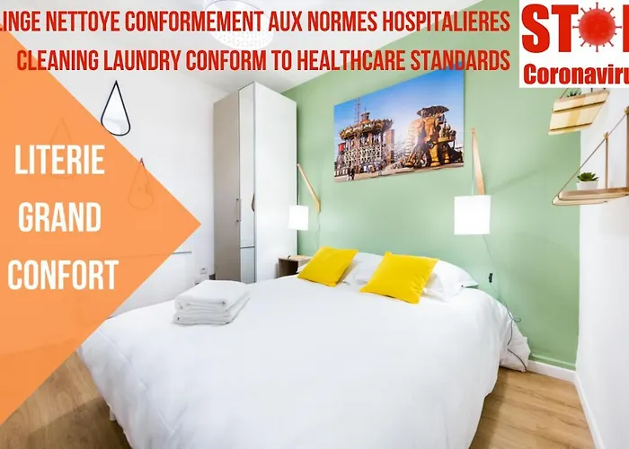 Gare / 2 / Appartistic Machines De L Ile / Wifi Fibre شقة